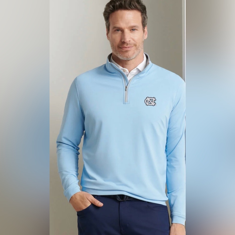Peter Millar UNC Perth Performance Quarter-Zip Co… - image 1